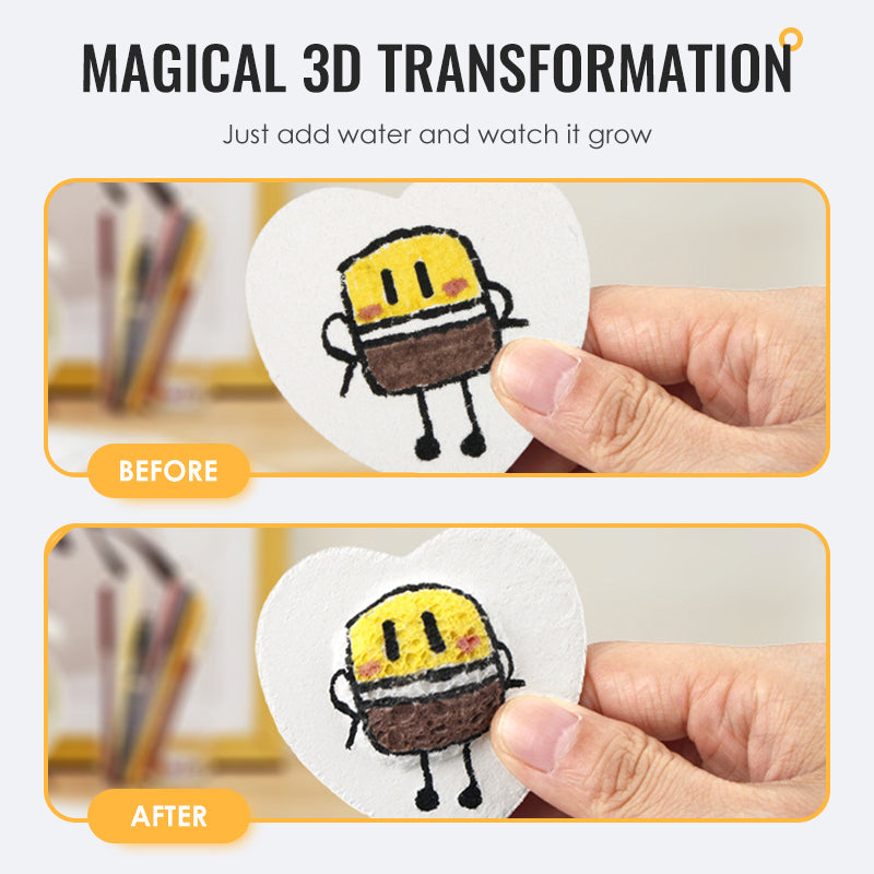 Magic 3D Foam Texture Painting Kit