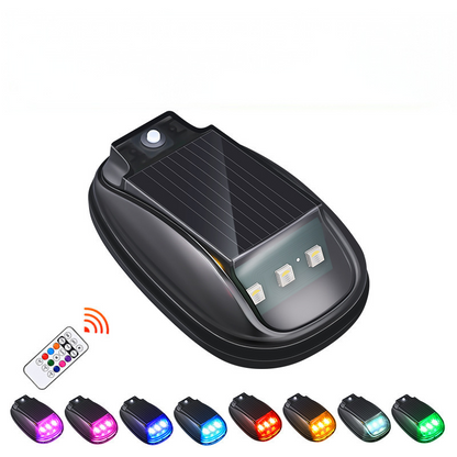 ☀️ 50% OFF NOW! 💡 Solar-Powered Car Roof Light – Waterproof, Remote Control & Easy Installation 🚗✨