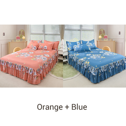 ⏳Limited-time 50% off⏰3-Piece Ruffled Bed Skirt Set🛏️