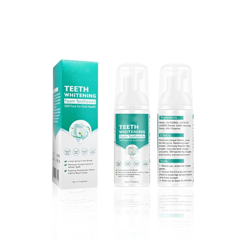 🔥2026 New Arrivals: 50% Off for a Limited Time!🔥360° Oral Health Whitening Mousse Toothpaste