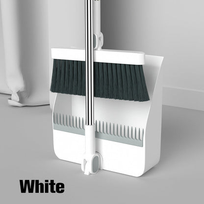 🔥Hot Sale 50% OFF🏠Stand-Up Dustpan Set with 180° Rotating Broom