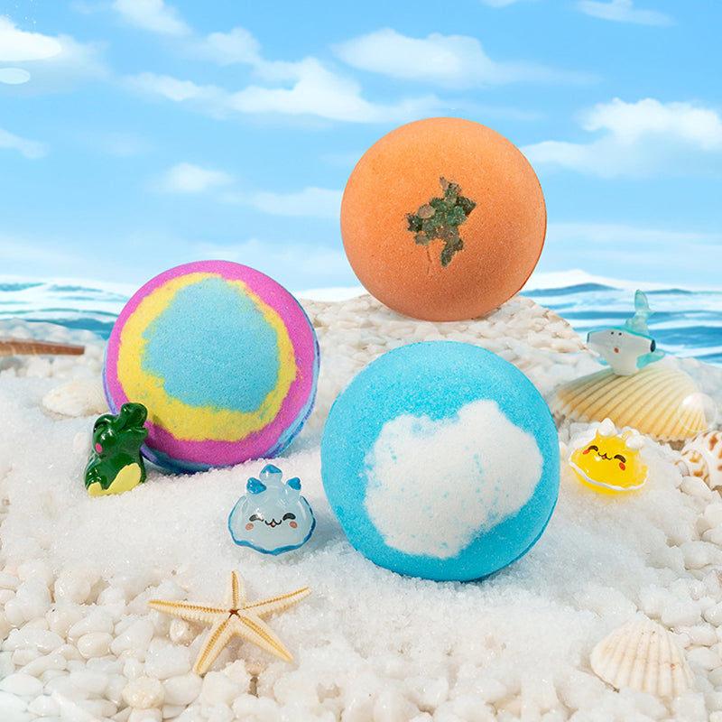 🛁 60% OFF |🌊 Ocean Theme Bath Bombs | 60g*12 Pcs, Foamy Bath Time & Fun Gift Idea ✨