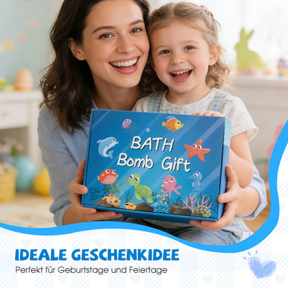 🛁 60% OFF |🌊 Ocean Theme Bath Bombs | 60g*12 Pcs, Foamy Bath Time & Fun Gift Idea ✨