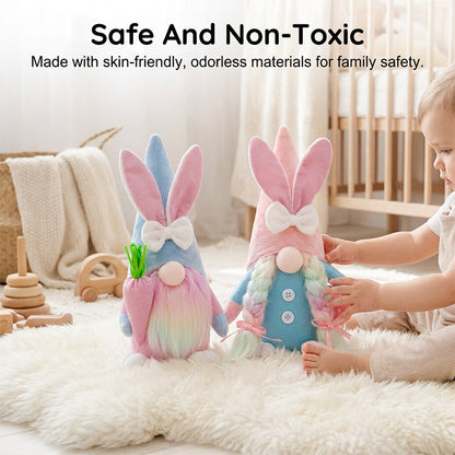 Faceless Bunny Doll for Easter Decor