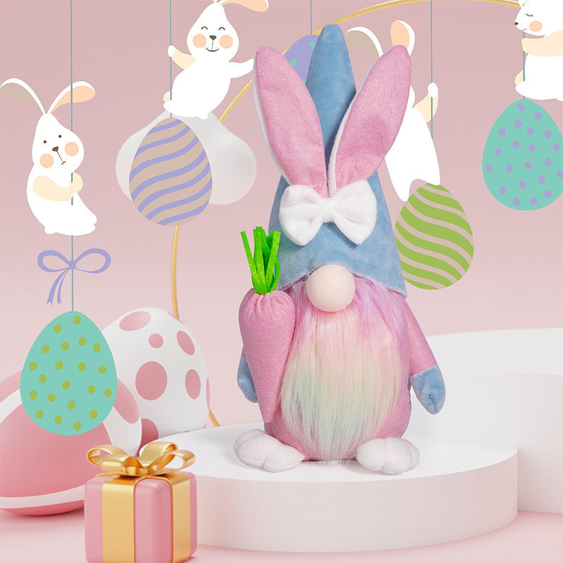 Faceless Bunny Doll for Easter Decor