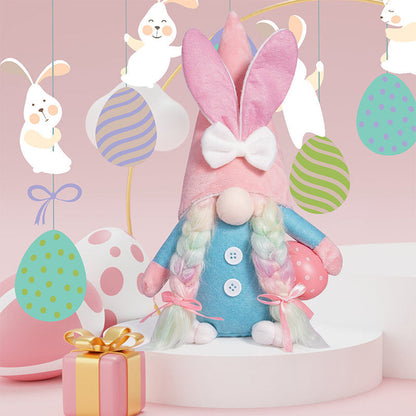 Faceless Bunny Doll for Easter Decor