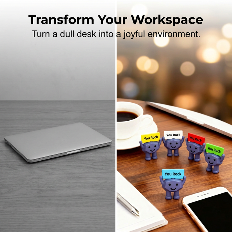 5PCS You Rock Motivational Figurine