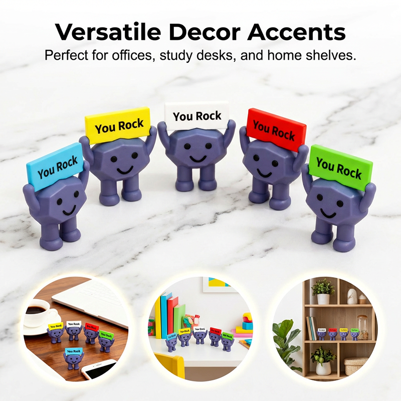 5PCS You Rock Motivational Figurine