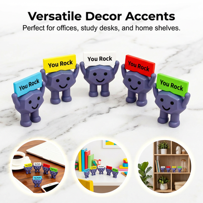 5PCS You Rock Motivational Figurine