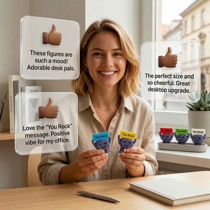 5PCS You Rock Motivational Figurine