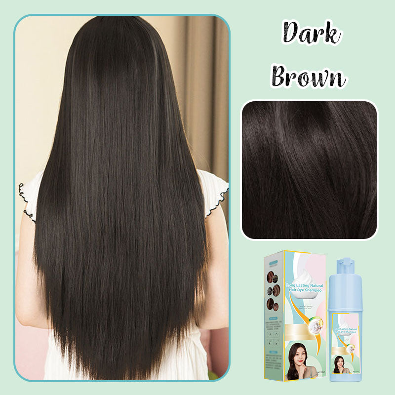 🌸Spring Sale 🎉50%OFF🔥Long Lasting Natural Hair Dye Shampoo