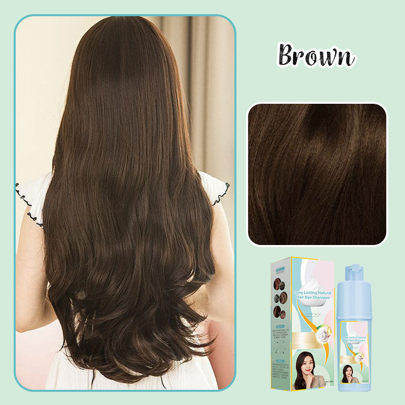 🌸Spring Sale 🎉50%OFF🔥Long Lasting Natural Hair Dye Shampoo