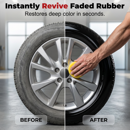 🚗Instant Tire Shine & Protector Wax Kit👍✨