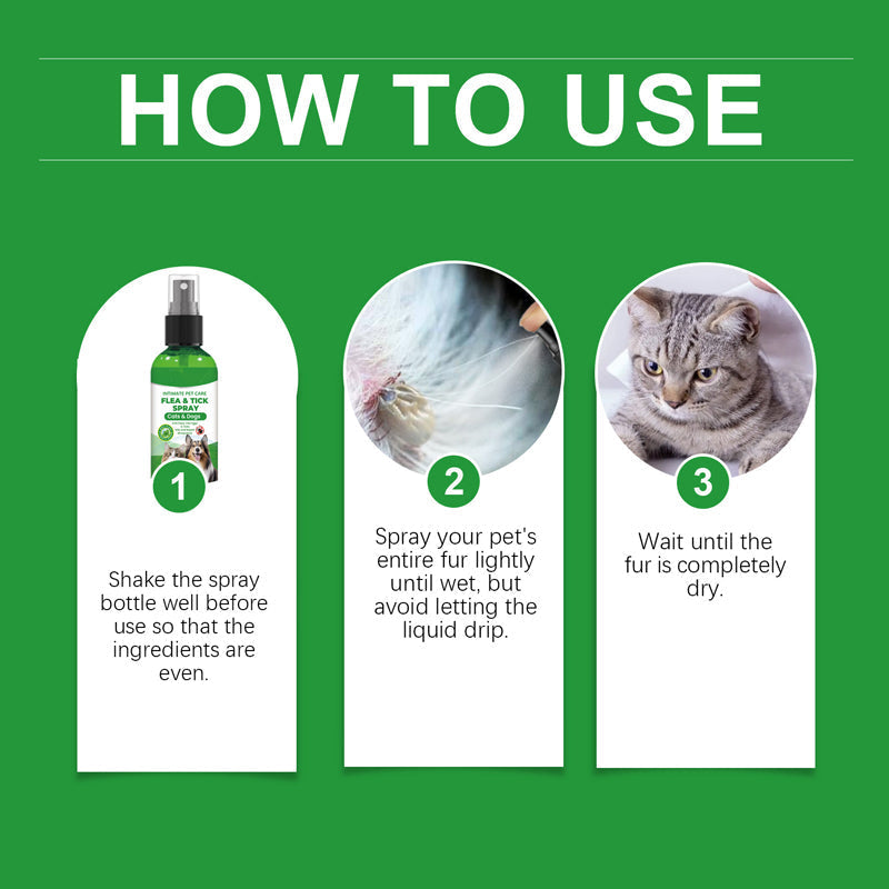 🥳2026 HOT SALE🥳🍃🐾 50% OFF! Natural Flea & Tick Spray – Peppermint & tea tree oil, safe for cats & dogs. Soothes itchy skin, no harsh chemicals. Just spray & go. A gentle pest solution. 🌿✨