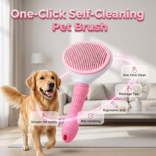 💥Hot Sale 50% OFF🔥Self-Cleaning Slicker Brush for Dogs & Cats