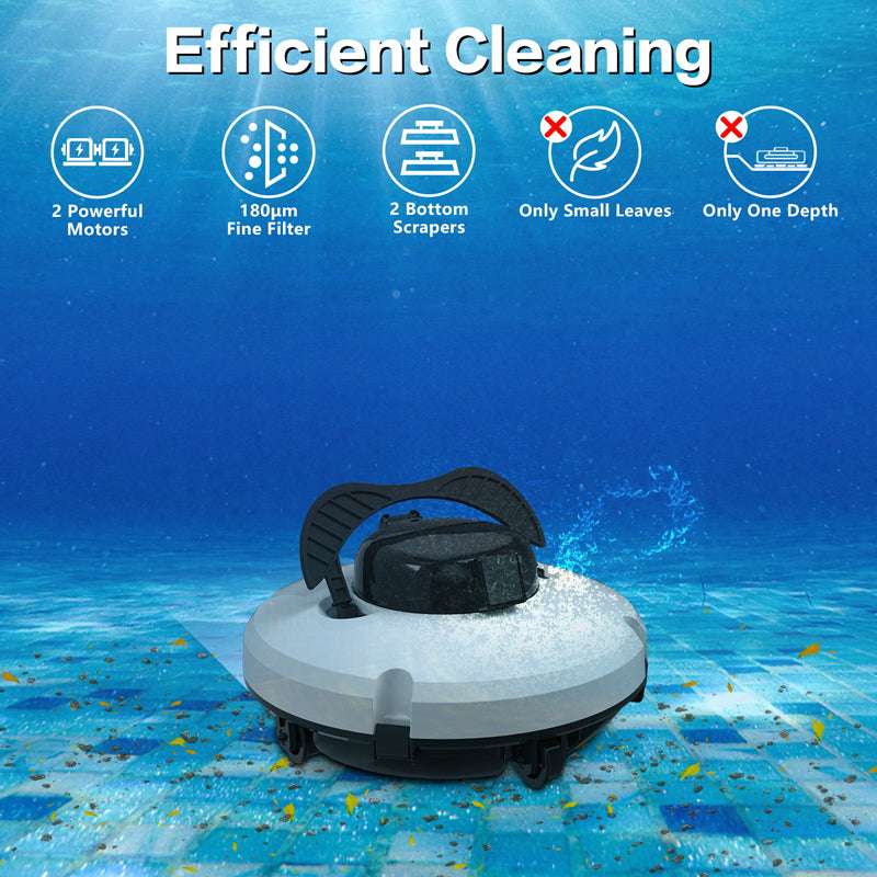🥳2026 HOT SALE🥳💞50K+ SOLD!🌊🤖 50% OFF! Cordless Pool Cleaning Robot – Smart navigation, powerful suction & one‑touch start. Easy‑empty filter basket. Your sparkling pool awaits! ✨🏊