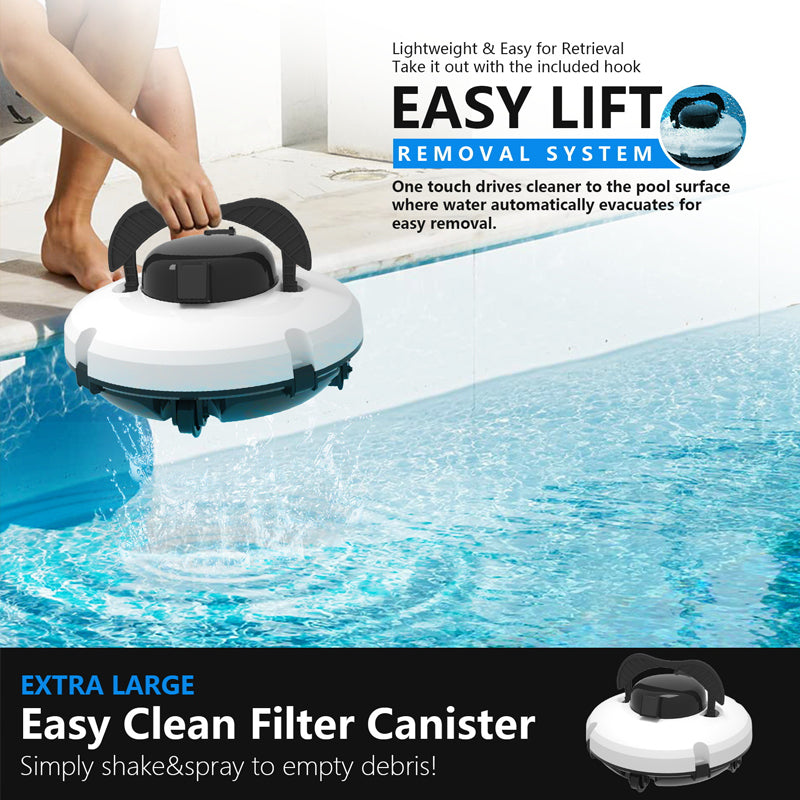🥳2026 HOT SALE🥳💞50K+ SOLD!🌊🤖 50% OFF! Cordless Pool Cleaning Robot – Smart navigation, powerful suction & one‑touch start. Easy‑empty filter basket. Your sparkling pool awaits! ✨🏊