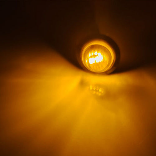 Round LED Side Marker Light for Trucks & Buses