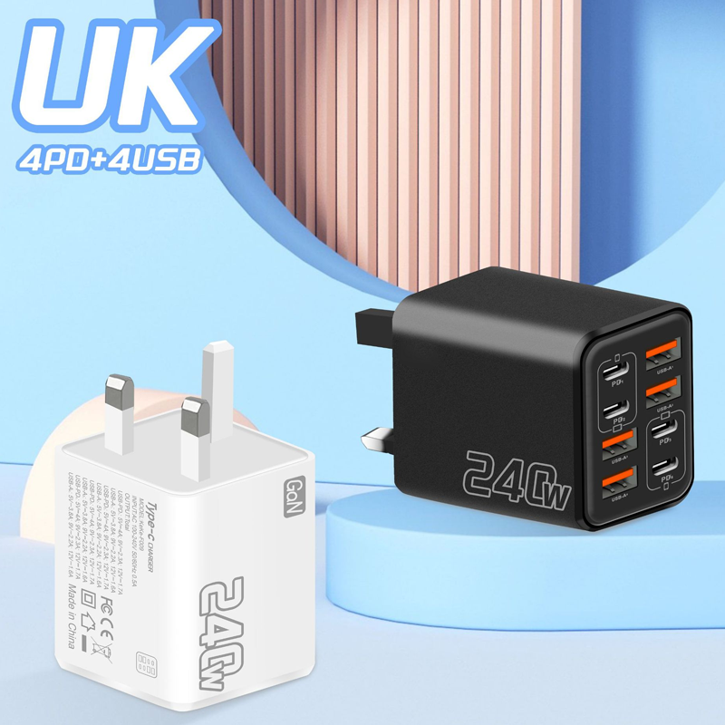 Universal GaN 8-Port Fast Wall Charger