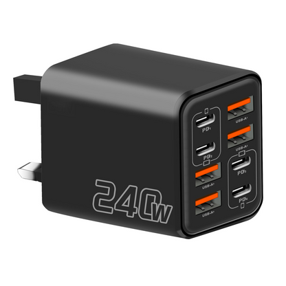 Universal GaN 8-Port Fast Wall Charger