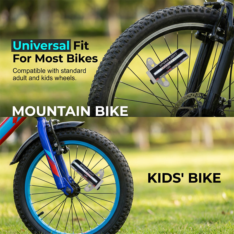 🔥Cutting-edge cycling technology🔥🚲Water-Resistant LED Bicycle Wheel Lights