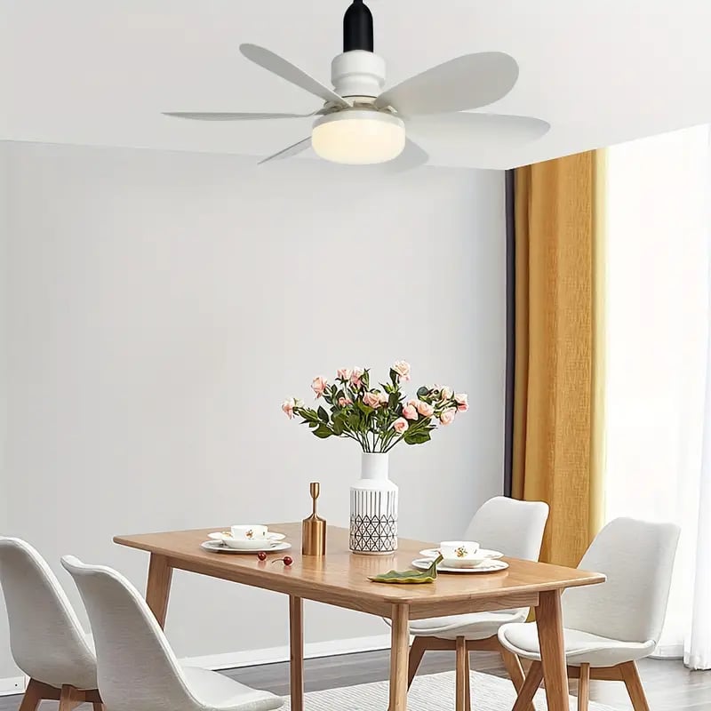 🔥50%OFF🎁2-IN-1 PORTABLE CEILING FAN & LIGHT with Remote Control
