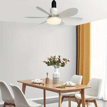 🔥50%OFF🎁2-IN-1 PORTABLE CEILING FAN & LIGHT with Remote Control