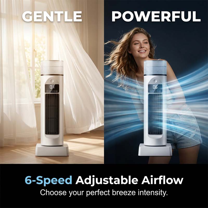 🌿HOT DEAL 50% OFF! 6-Speed Misting Fan – Perfect for Home, Office & Outdoor Use ❄️