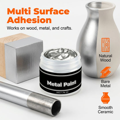 50g Quick-Dry Silver Metal Paint