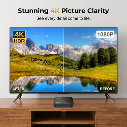 🎁Hot Sale 50% OFF⏳Android TV Box with Bluetooth