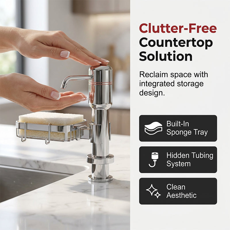 ⏳Limited-time 50% off⏰Quick Install Kitchen Soap Dispenser🚰🧼
