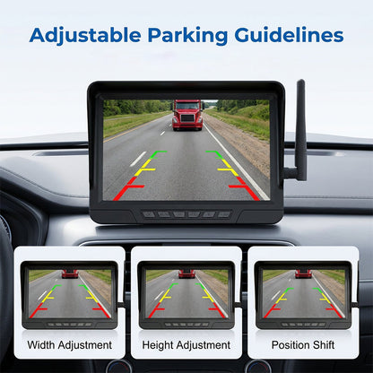 Wireless Solar-Powered Backup Camera System
