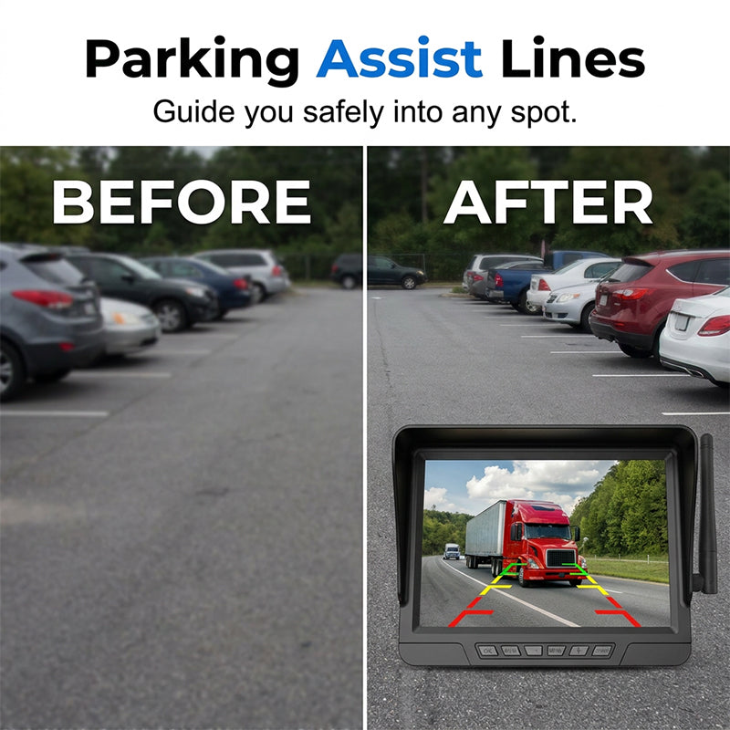 Wireless Solar-Powered Backup Camera System