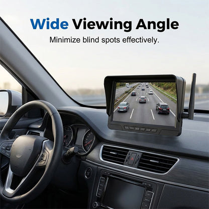 Wireless Solar-Powered Backup Camera System