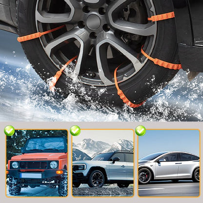 🚨 Instant Safety | Universal Nylon Tire Chains ⚡【50% OFF】